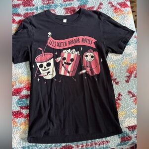 Let’s Watch Horror Movies t-shirt size medium